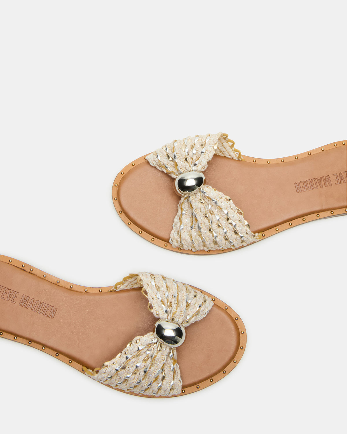 DIPSY Metallic Multi Slide Rounded Toe Women's Sandal