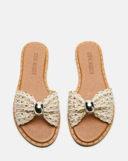 DIPSY Metallic Multi Slide Rounded Toe Women's Sandal