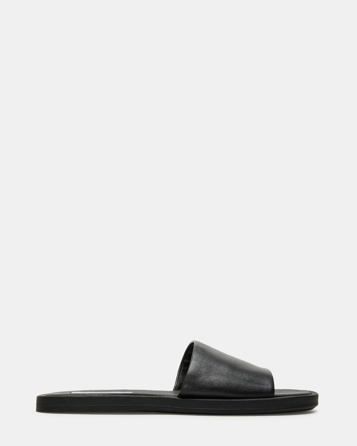 KAYA Black Leather Slide Sandal | Women's Sandals