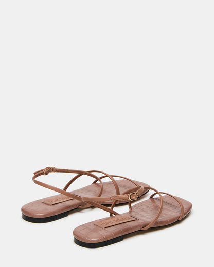 TANGO Mocha Square-Toe Strappy Women's Sandal