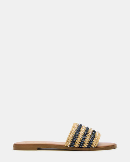KOOPER Navy Multi Slide Sandal | Women's Sandals