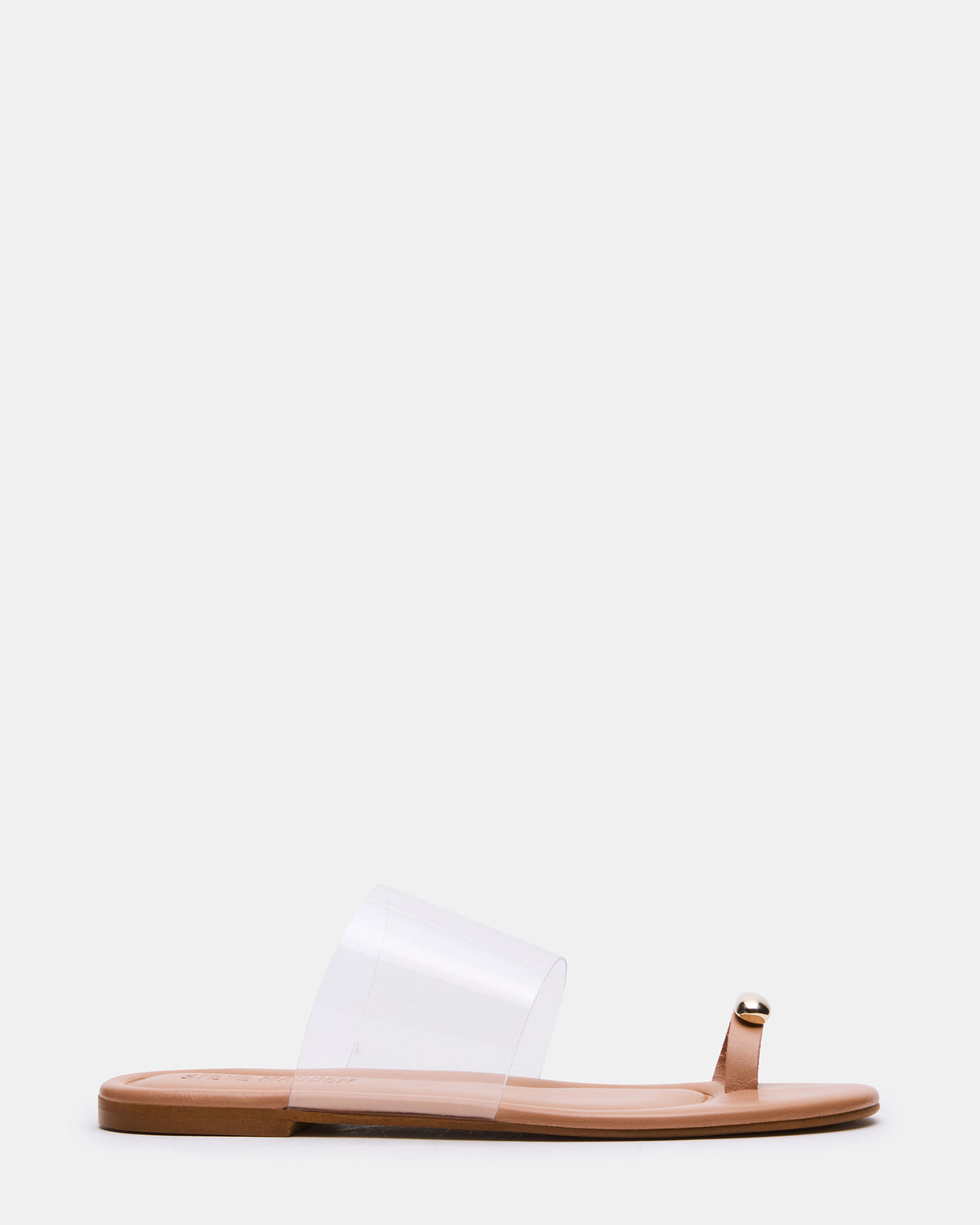 DECADENT Clear Rounded-Toe Slide Women's Sandal