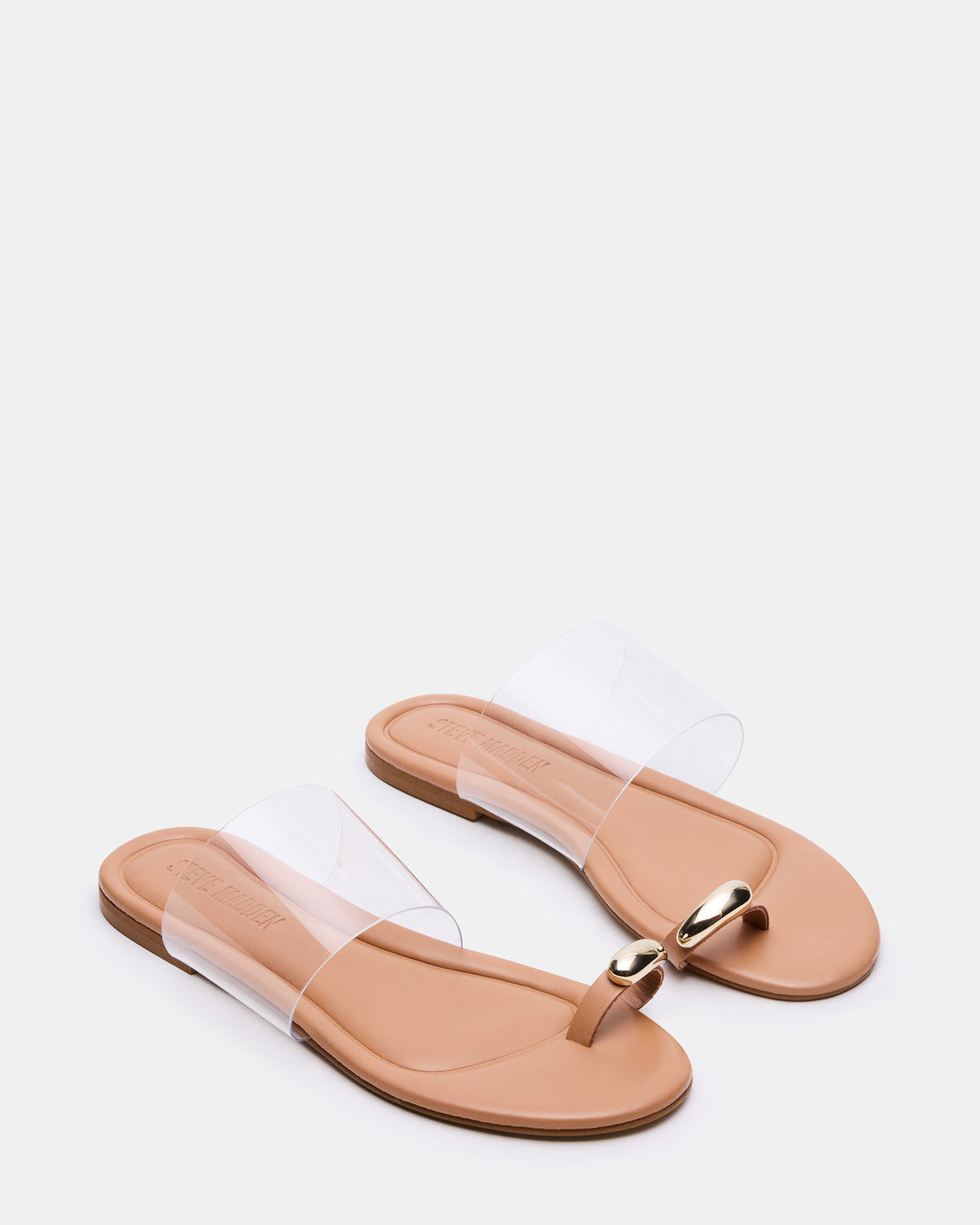 DECADENT Clear Rounded-Toe Slide Women's Sandal