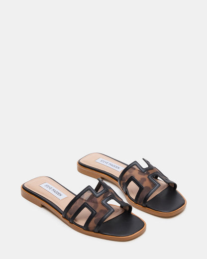HADYN Mesh Leopard Women's Designer Sandal