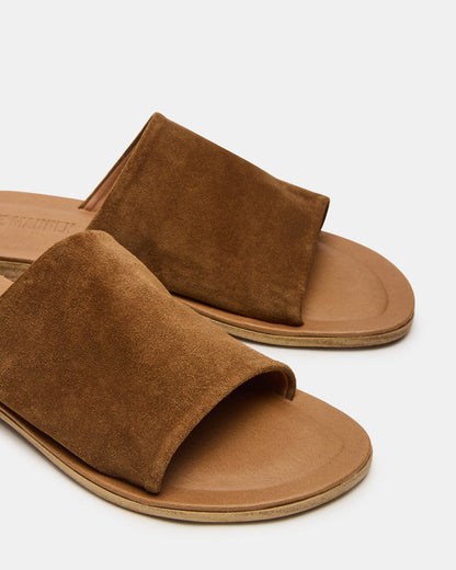 KIPP Chestnut Suede Slide Women's Sandal