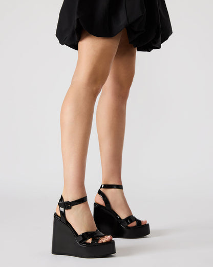 PINNACLE Camel Patent Women's Platform Wedge Sandal