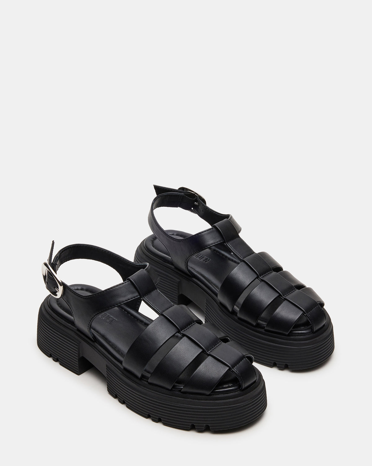 BASS Black Platform Fisherman Women's Sandal