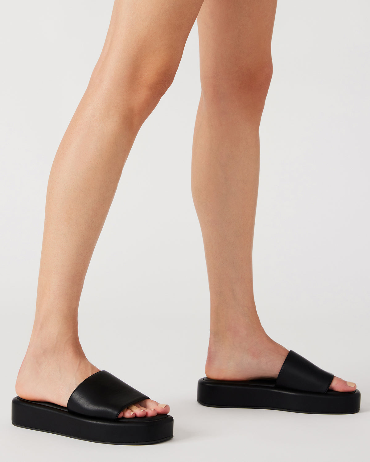 BEACHY Woven Green Multi Platform Slide Women's Sandal
