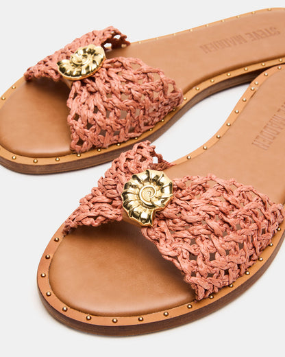 DIPSY Terracotta Conch Slide Rounded Toe Women's Sandal