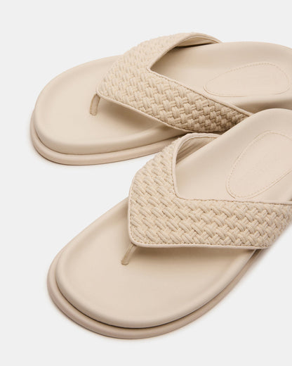 ZINNIA Bone Multi Women's Thong Footbed Sandal