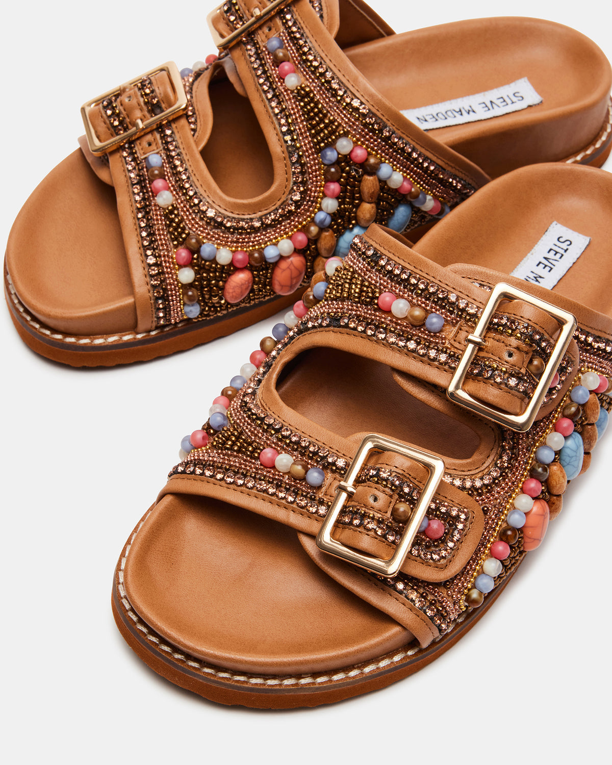 CABO Multi Beaded Footbed Slide | Women's Sandals