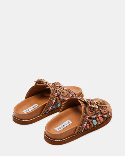 CABO Multi Beaded Footbed Slide | Women's Sandals