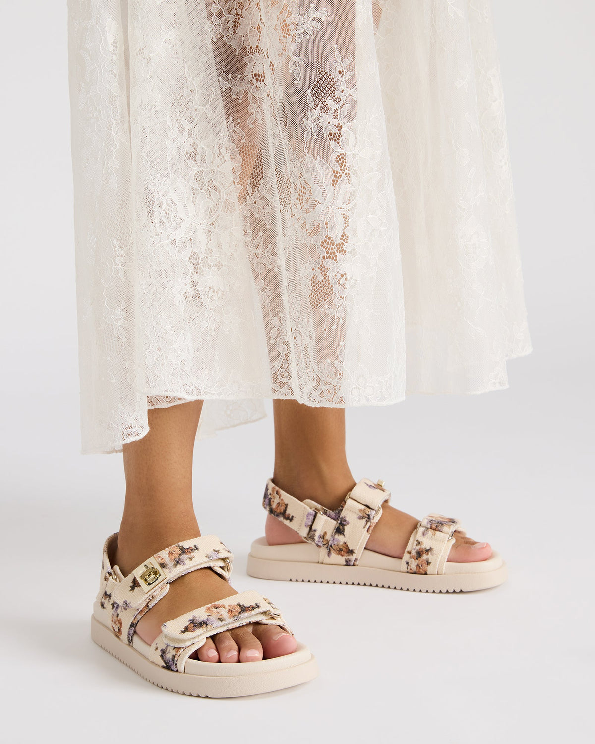 MONA Floral Flatform Women's Sandal