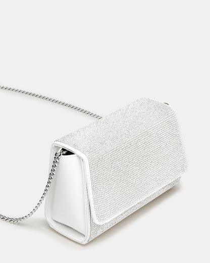 EVELINA Bag Rhinestones Angular Rhinestone Embellished Crossbody Mini Clutch Handbag