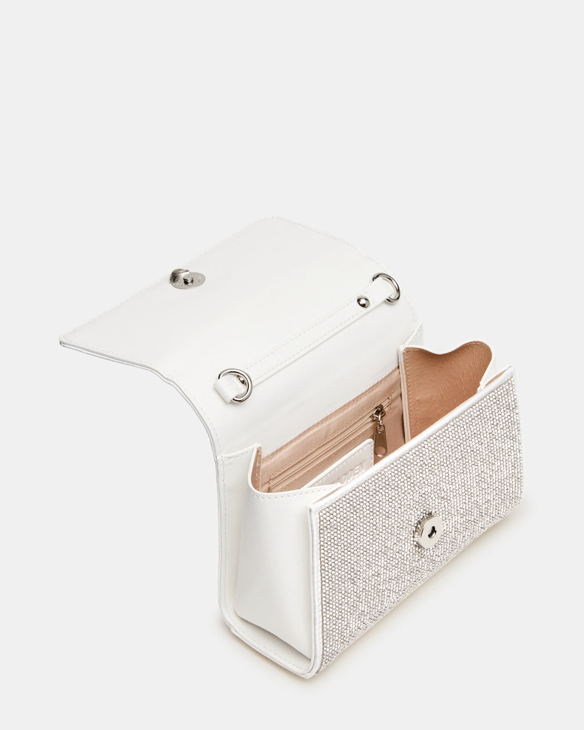 EVELINA Bag Rhinestones Angular Rhinestone Embellished Crossbody Mini Clutch Handbag