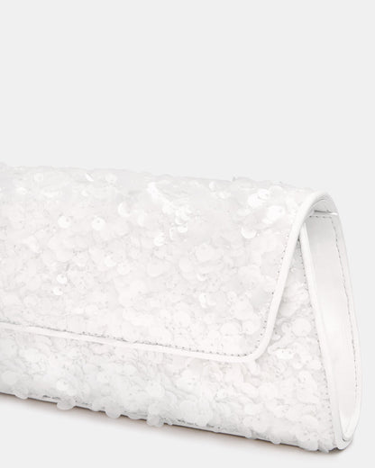 AVANT Bag Sequin French Binding Trapezoid Crossbody Clutch Handbag