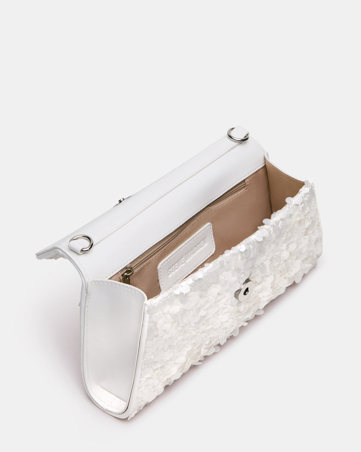 AVANT Bag Sequin French Binding Trapezoid Crossbody Clutch Handbag