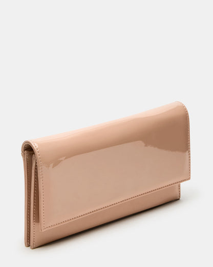 JULIANA Bag Blush Patent Crossbody Clutch Handbag