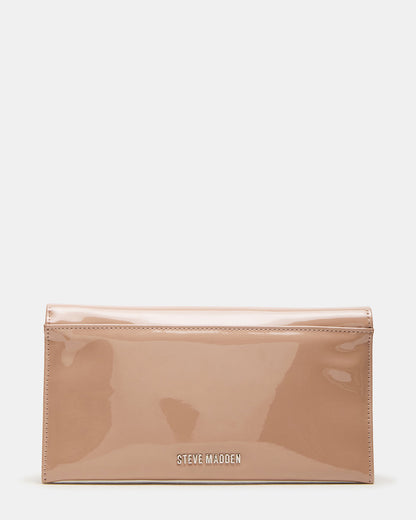 JULIANA Bag Blush Patent Crossbody Clutch Handbag
