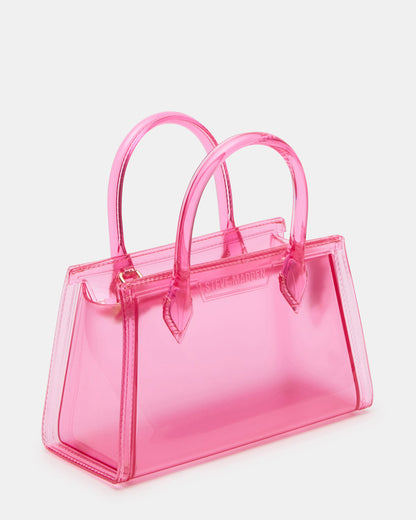 PEACH Jelly Bag Pink Mini Crossbody Top-Handle Handbag