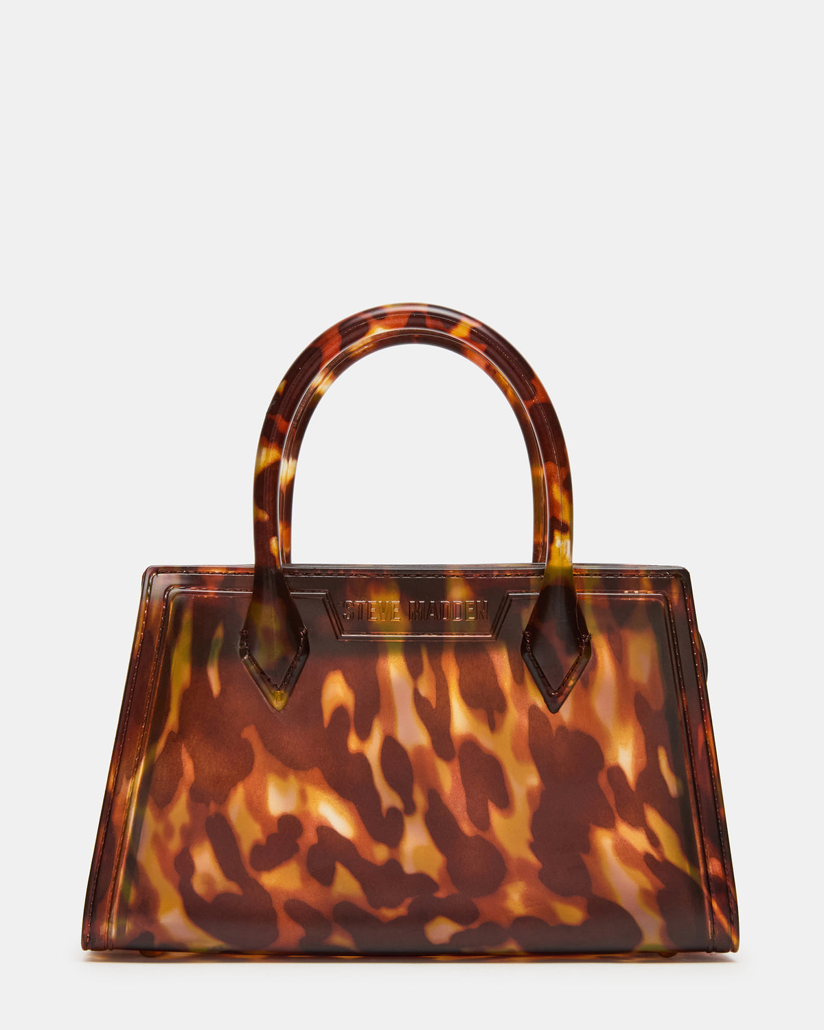 PEACH Jelly Bag Tortoise Mini Crossbody Top-Handle Handbag