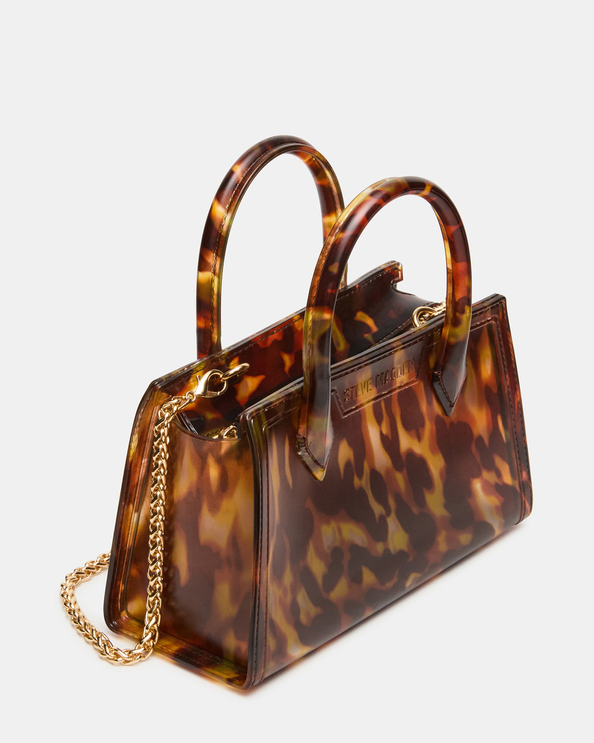 PEACH Jelly Bag Tortoise Mini Crossbody Top-Handle Handbag