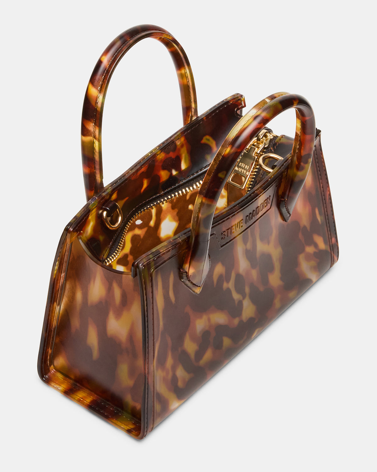 PEACH Jelly Bag Tortoise Mini Crossbody Top-Handle Handbag