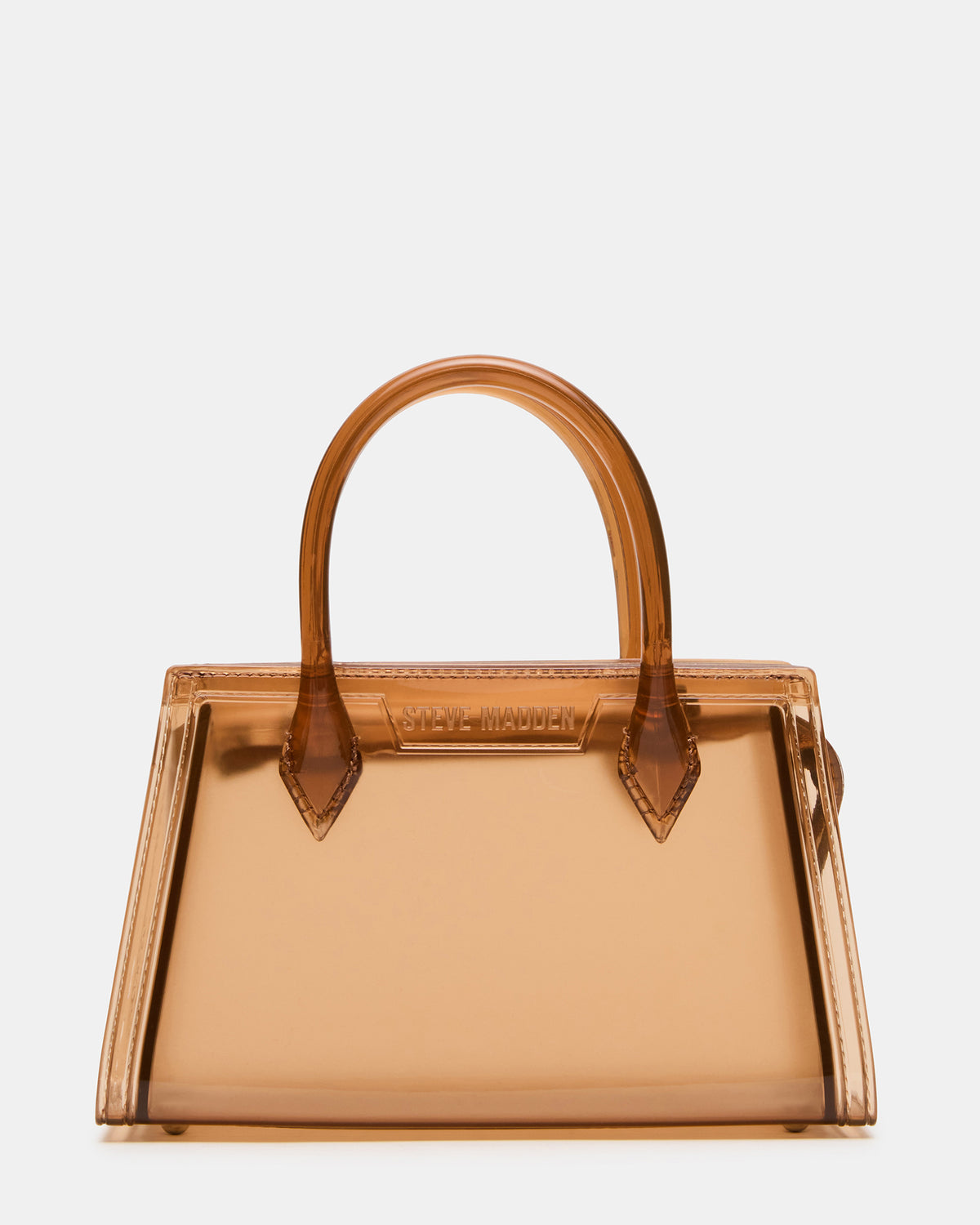 PEACH Jelly Bag Tan Mini Crossbody Top-Handle Handbag