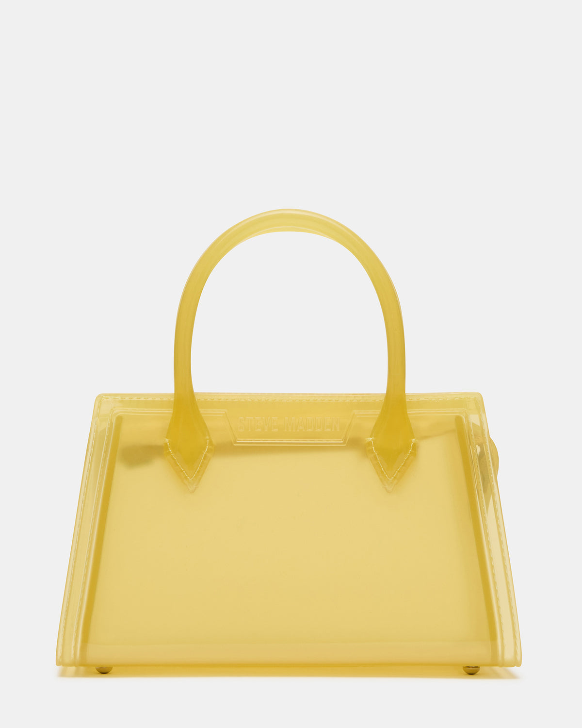 PEACH Jelly Bag Yellow Mini Crossbody Top-Handle Handbag