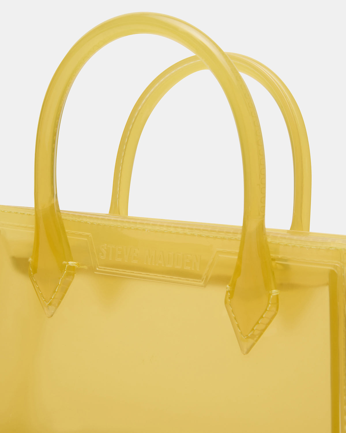 PEACH Jelly Bag Yellow Mini Crossbody Top-Handle Handbag