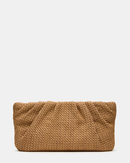 PALOMAA Bag Natural Straw Clutch Crossbody Handbag