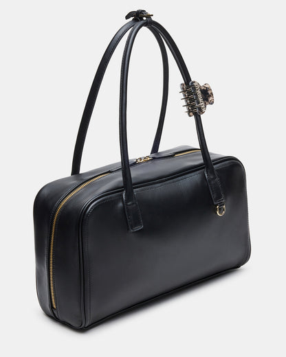 CANDICE Bag Black Shoulder Strap Box Satchel Handbag