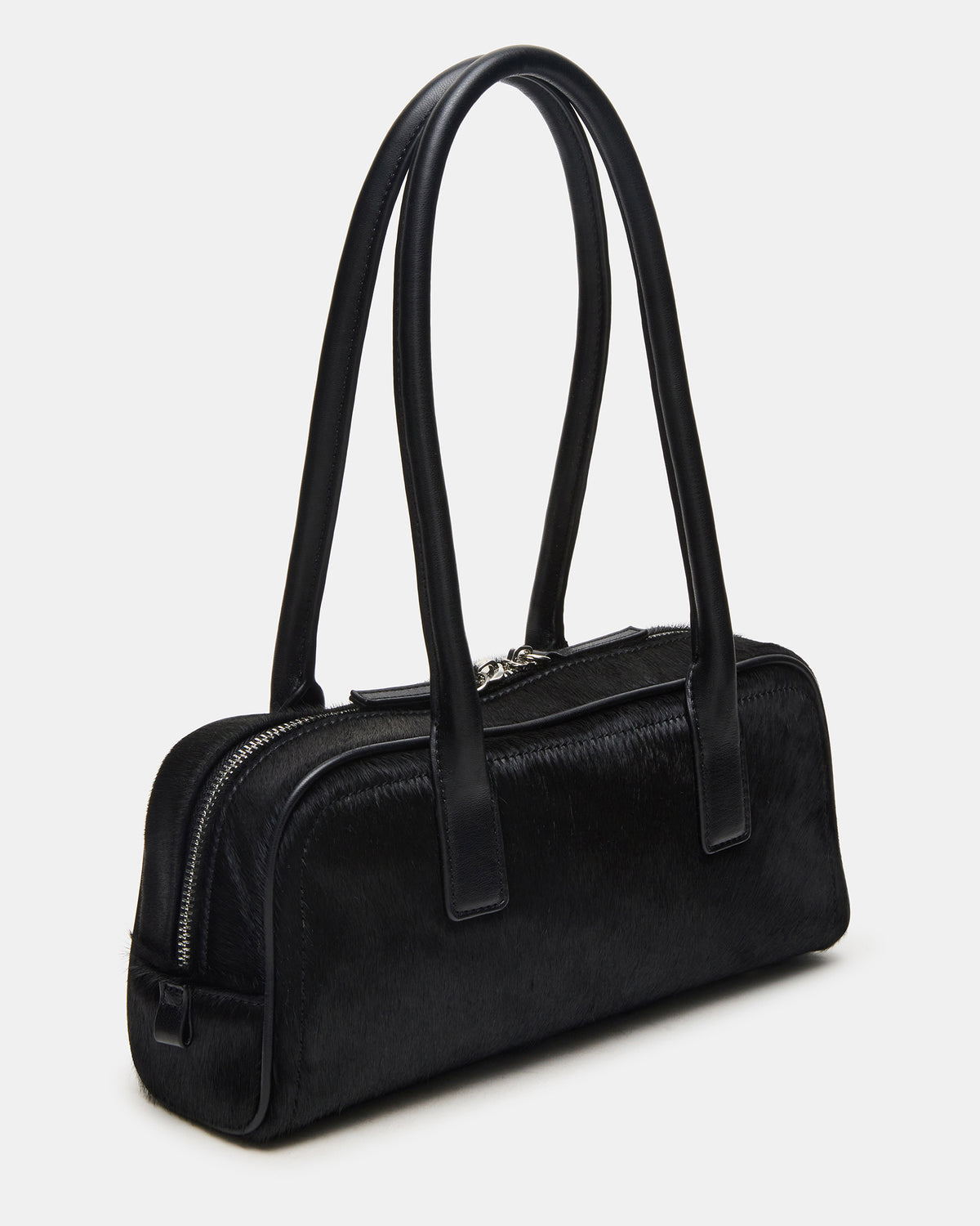 ANISE Bag Black Multi Elongated Shoulder Strap Handbag