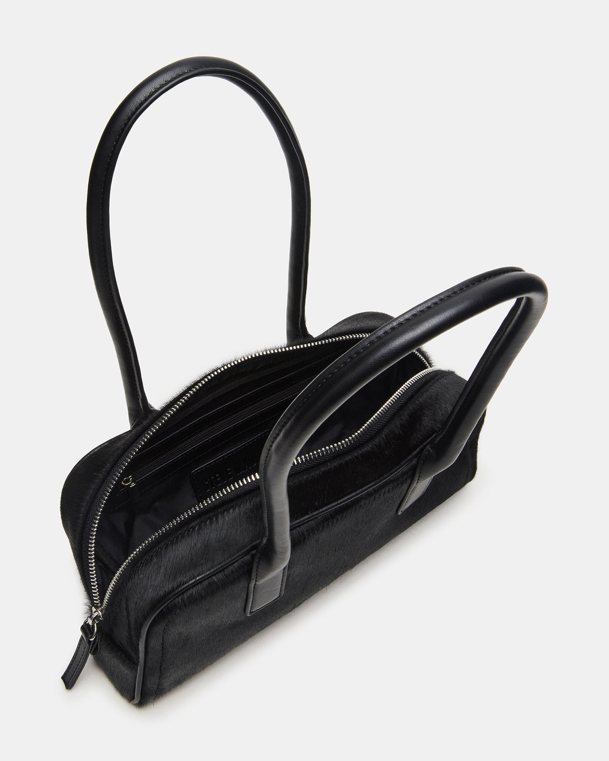 ANISE Bag Black Multi Elongated Shoulder Strap Handbag