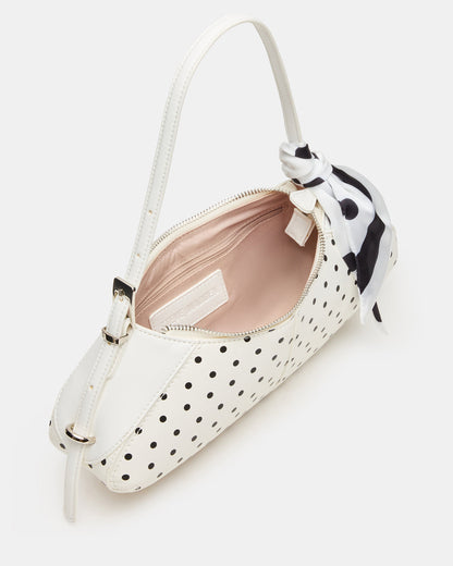ROXEY Bag Dots Crescent-Shaped Top-Zipper Shoulder Strap Handbag