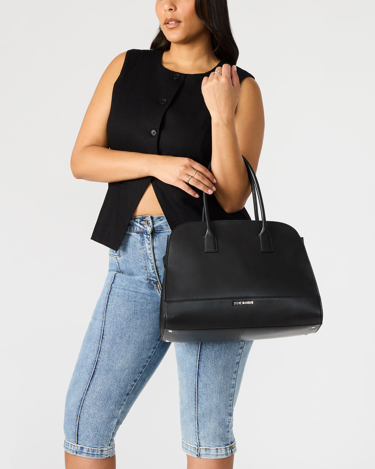 HEIDEE Bag Brown Suede | Women's Shoulder Strap Tote Handbag
