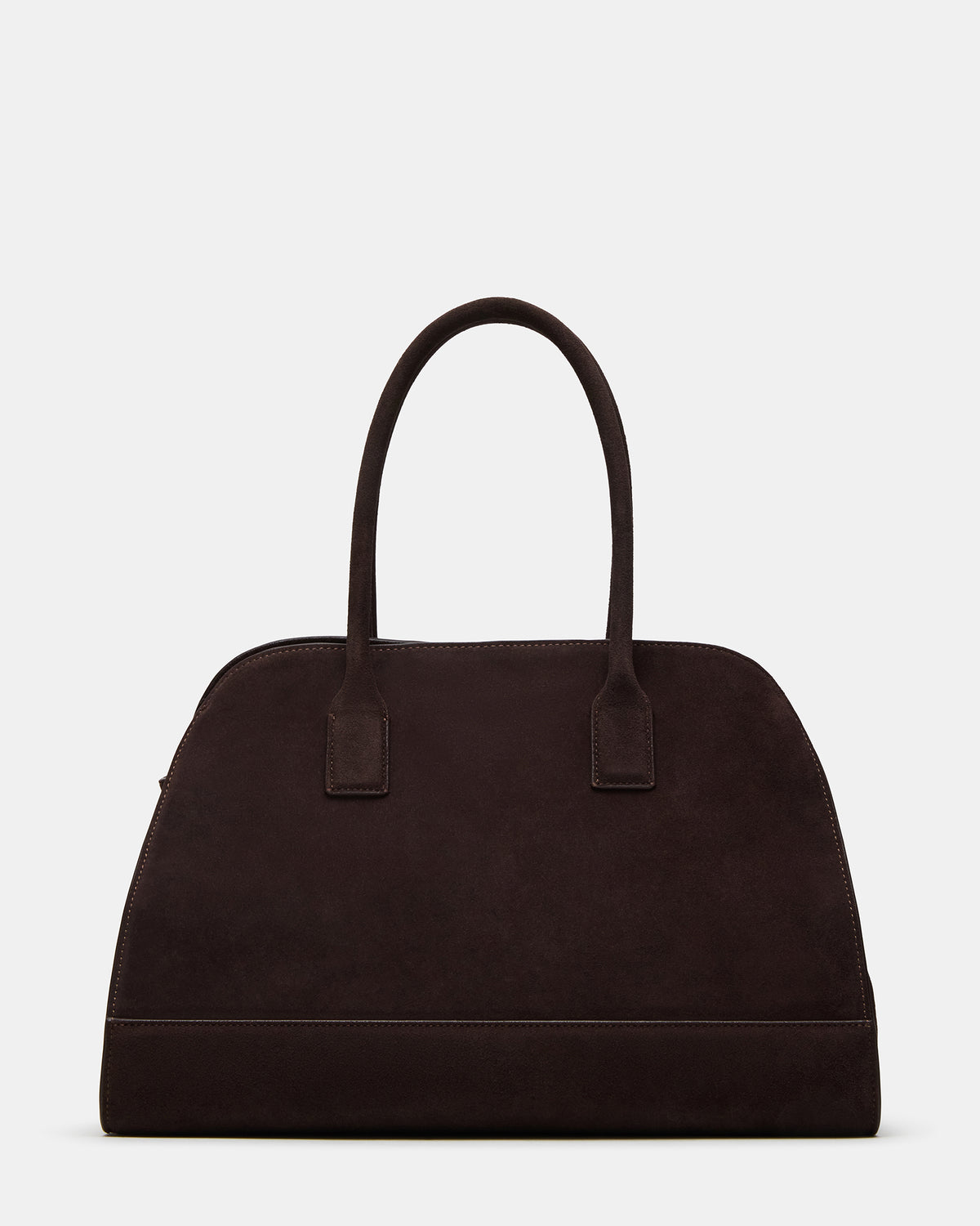 HEIDEE Bag Brown Suede | Women's Shoulder Strap Tote Handbag