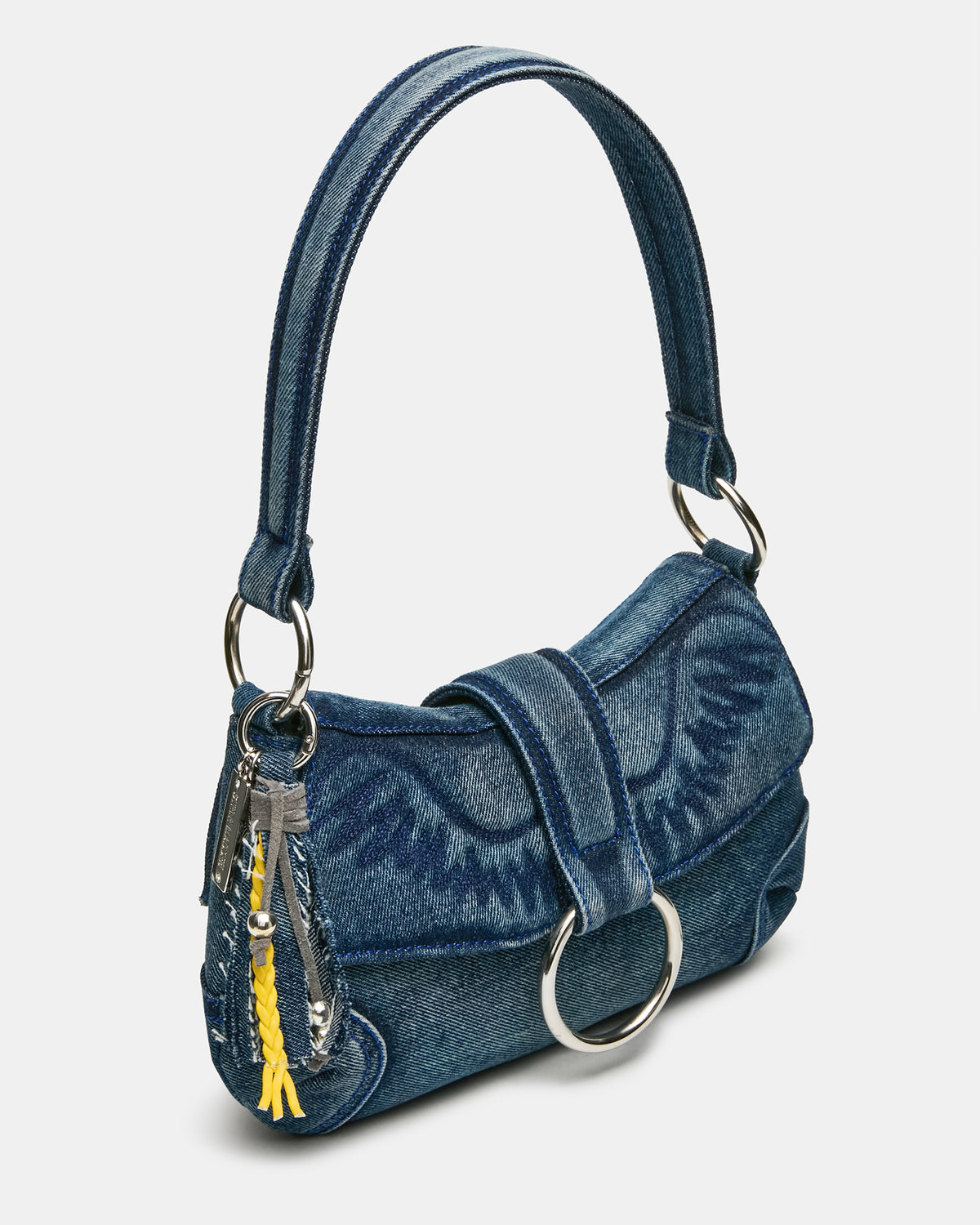 ALBANY Bag Denim/Blue Western-Inspired Denim Shoulder Handbag