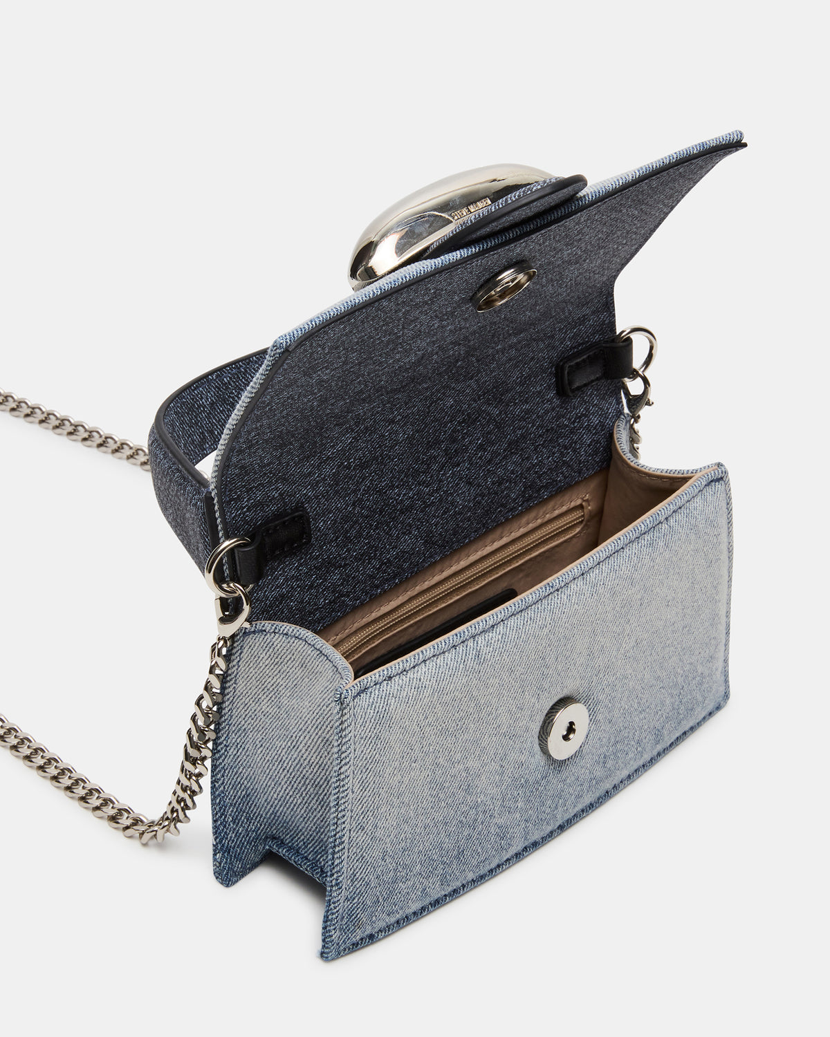 MISHELL Bag Denim Top-Handle Mini Handbag