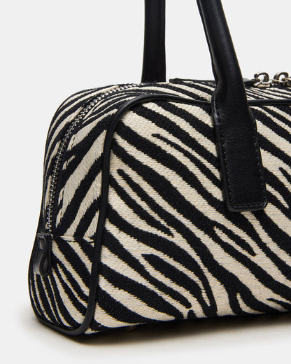 ANISE Bag Zebra Elongated Shoulder Strap Handbag