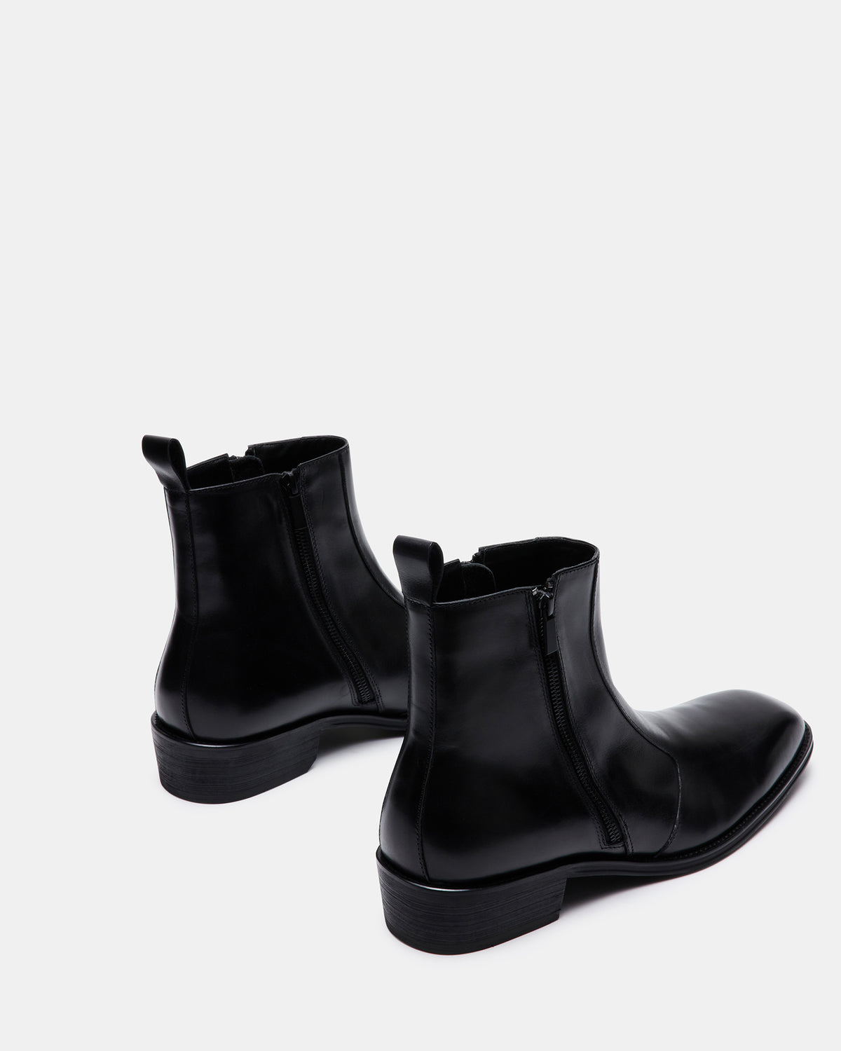 HAYNES Black Leather Men's Ankle Boot