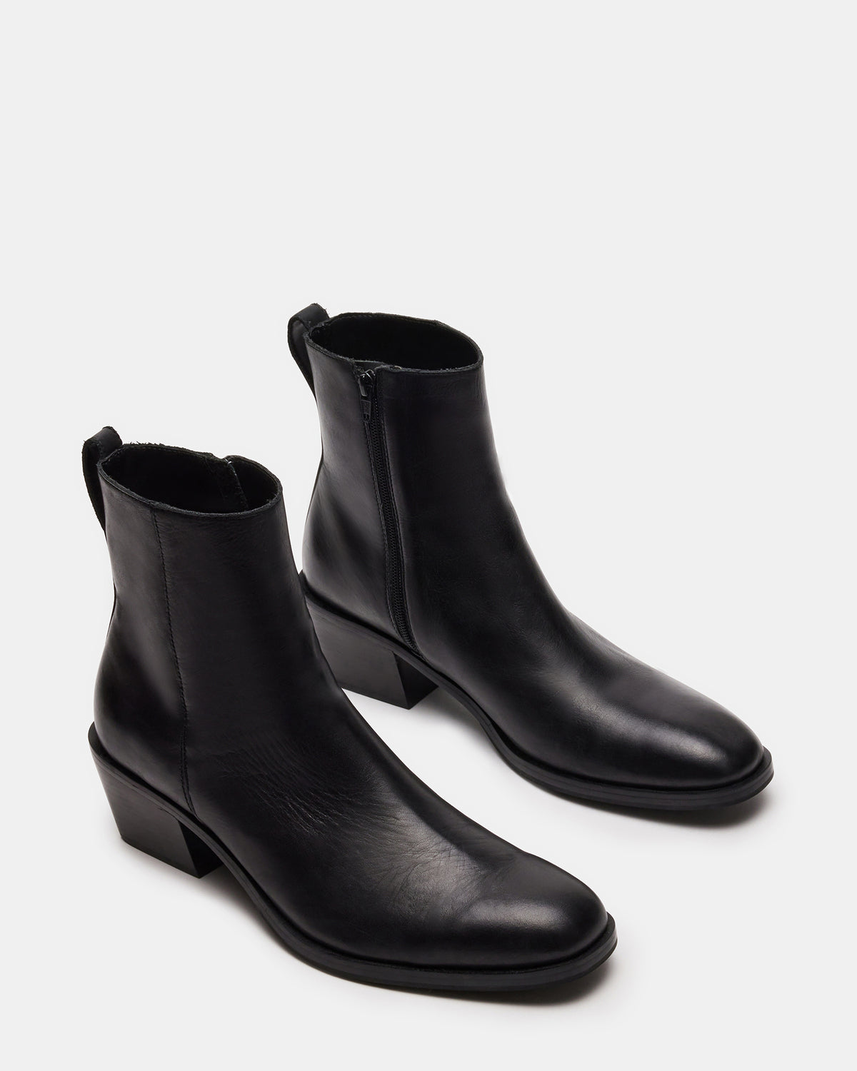 RICHIE Black Leather Men's Boots