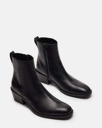 RICHIE Black Leather Men's Boots