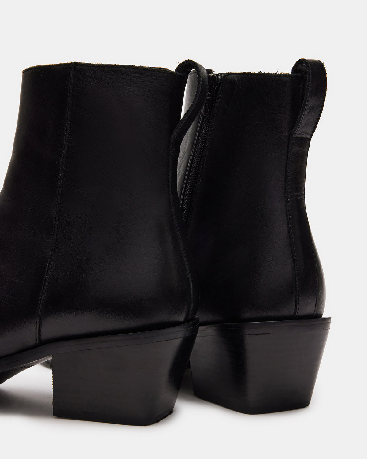 RICHIE Black Leather Men's Boots