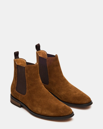 ALDAIR Chestnut Suede Chelsea Men's Ankle Boot