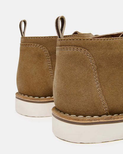 HERO Cognac Suede Lace-Up Ankle Men's Boots