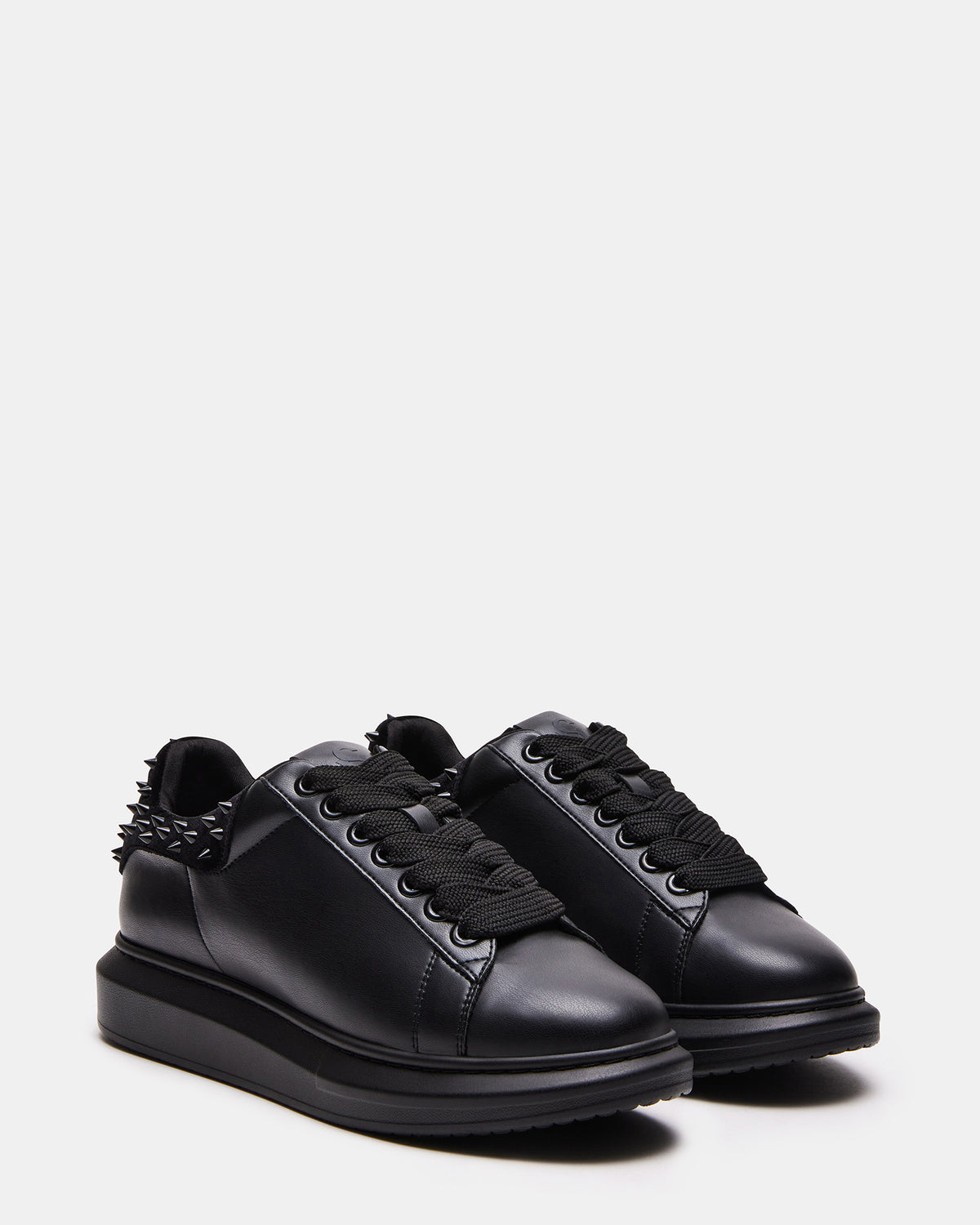 FROSTING Black Velvet Men's Low-Top Lace-Up Sneaker