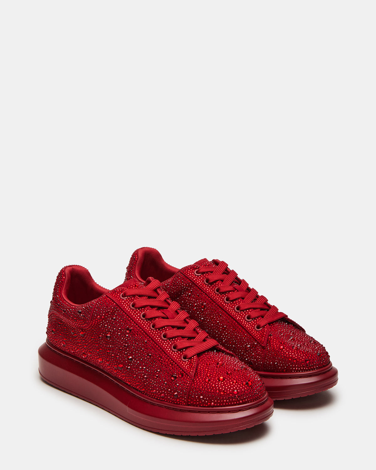ICEBOX Red Multi Men's Low-Top Lace-Up Sneaker