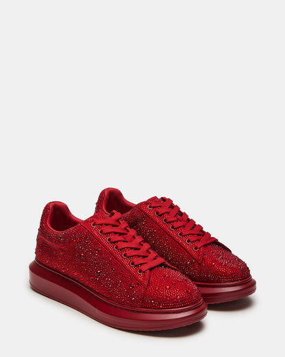 ICEBOX Red Multi Men's Low-Top Lace-Up Sneaker