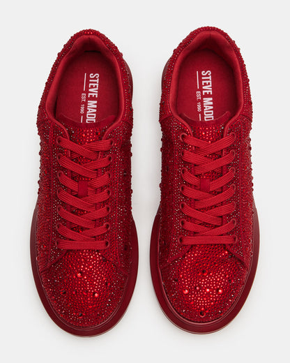 ICEBOX Red Multi Men's Low-Top Lace-Up Sneaker